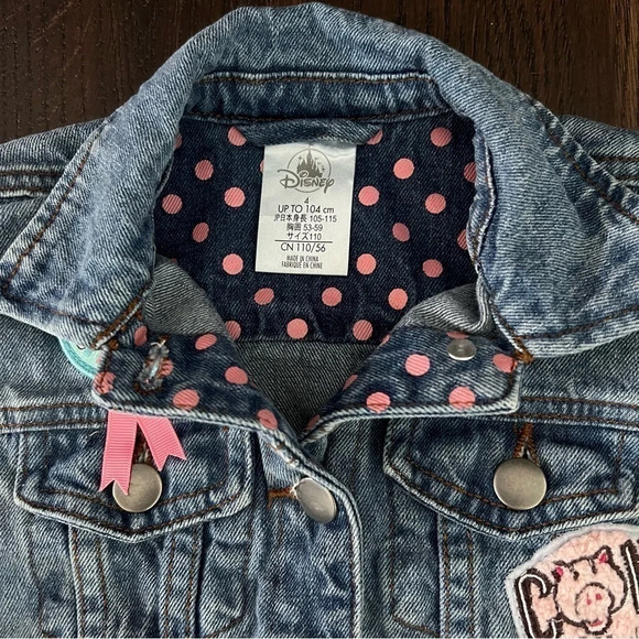Disney Pixar Toy Story 4 Denim Jacket Girls Size 4 - Picture 8 of 12